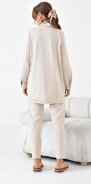 Cream tracksuit