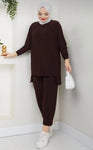 Airy pleated - Brown