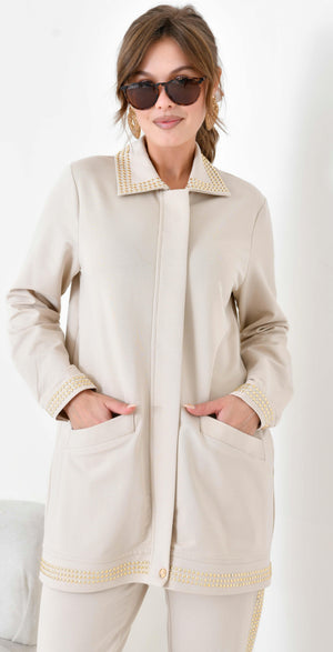Cream tracksuit