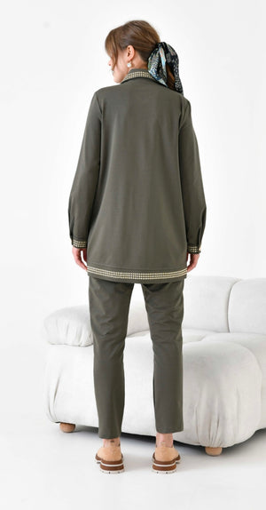 Khaki tracksuit