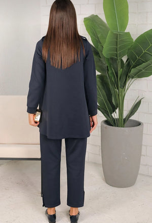Navy blue scuba