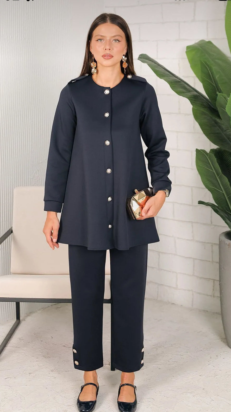 Navy blue scuba