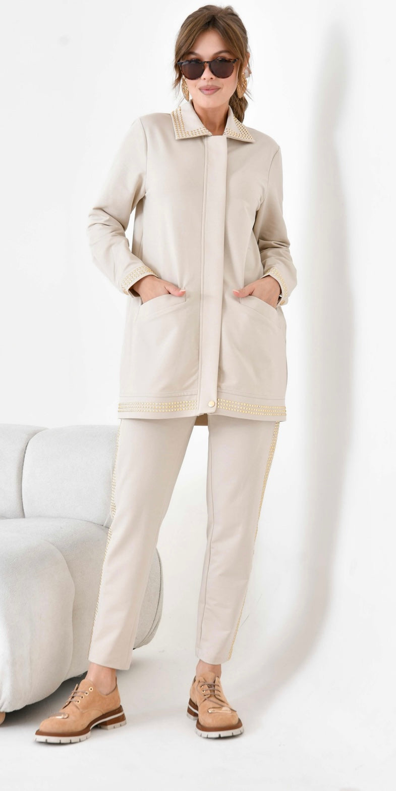 Cream tracksuit